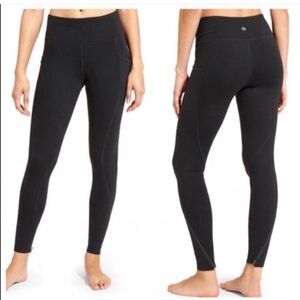 Athleta Leggings with Ankle Zipper